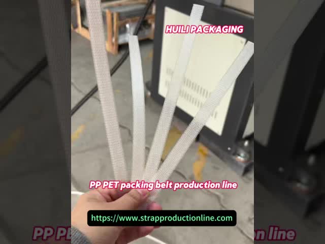 PP strapping production line 5-19 mm Single / twin screw PP strapping production equipment