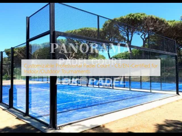 Customizable Professional Padel Court - CE/EN-Certified for Indoor/Outdoor Tournaments