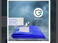 Blue / Silver Light Duty Tarpaulin Waterproof 85-120GSM