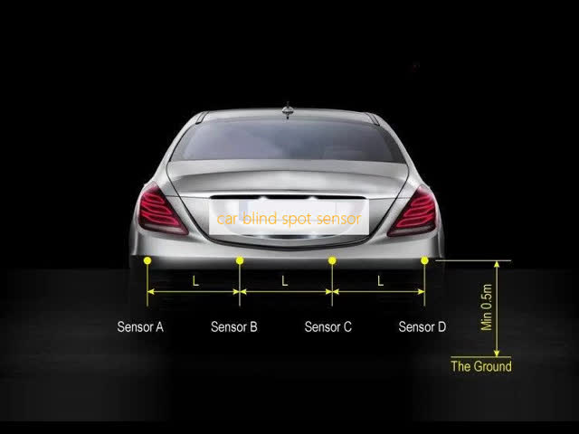 Safety Parking radar 4 Probes Buzzer type car blind spot sensor