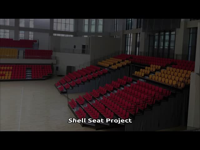 PP Plastic Stadium Seating with Customized Color and 5 Years Warranty for Easy Installation 435x552x782mm