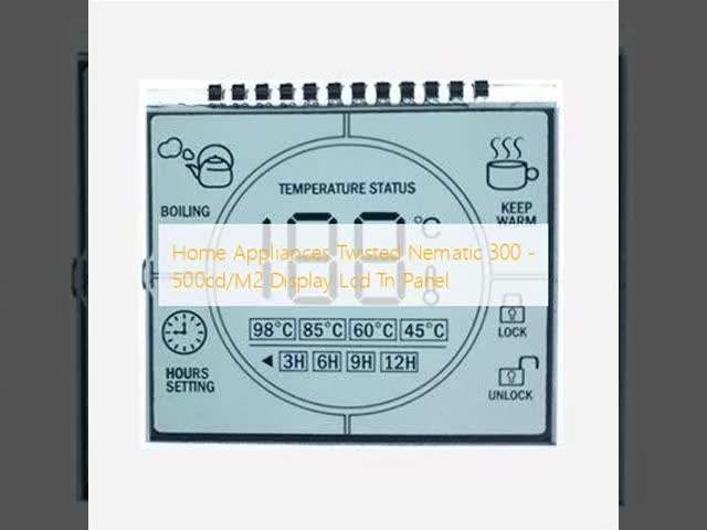 Home Appliances Twisted Nematic 300 - 500cd/M2  Display Lcd Tn Panel,segment lcd display,segment lcd