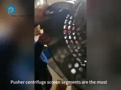 Salt Pusher Centrifuge Machine Sieve Screen Segment