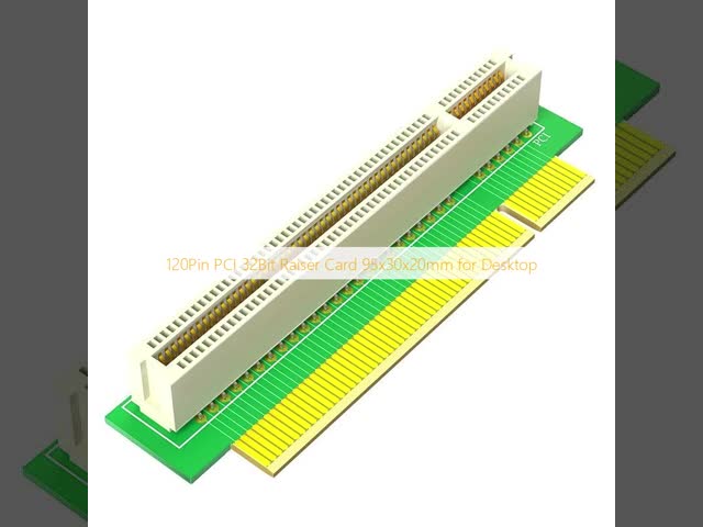120Pin PCI 32Bit Raiser Card 95x30x20mm for Desktop
