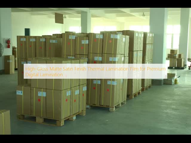 High-Gloss Matte Satin Finish Thermal Lamination Film for Premium Digital Lamination