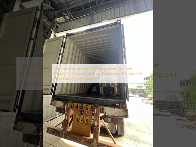 Multiple Extrusion Matte Lamination Film with 300m-4000m Roll Length and 1 Inch 3 Inch Paper Core for Soft Hardness Protection