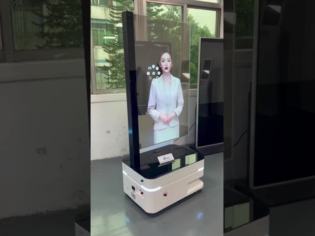 AI Digital 55 Inch See Through Oled Screen Human Body Screen Suitable For Commercial Display