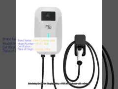 China Customized New Energy Wall-Mounted Charging Station For Tesla Wuling BYD Universal Charging Pile Charging Pile supplier