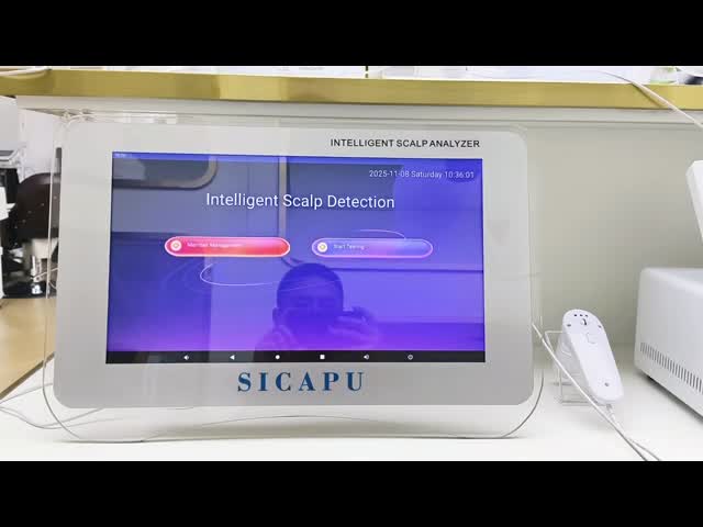 AI Hair And Scalp Analyzer 70x 200x Magnification 18.5