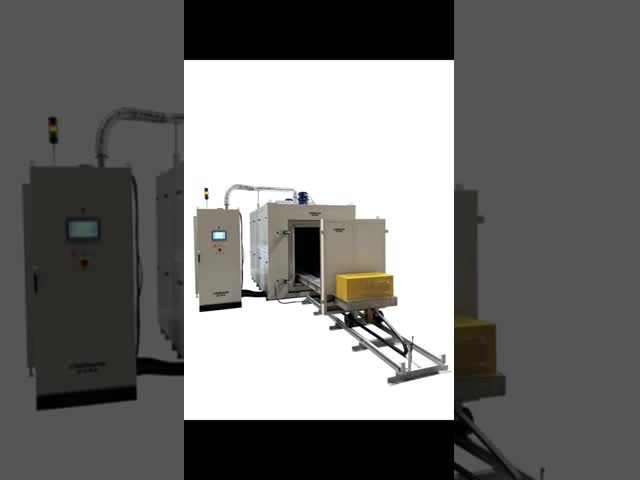 High-Capacity Hrf1350-06 Bogie Hearth Furnace + Multi-Stage Filtration Electric Purification System Muffle Furnace