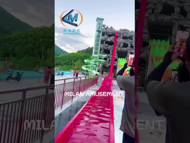 Adults High Speed Water Slide Aqua Park Equipment 400-700cbm/Hour Water Flow For Outdoor Use