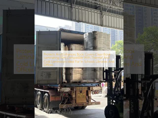 High Transparency Waterproof Tear-resistant Book Laminating Film for Thermal and Cold Laminators