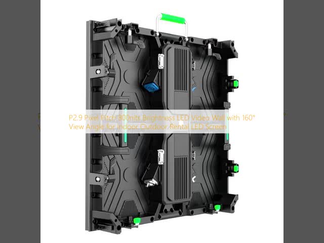 P2.9 Pixel Pitch 800nits Brightness LED Video Wall with 160° View Angle for Indoor Outdoor Rental LED Screen