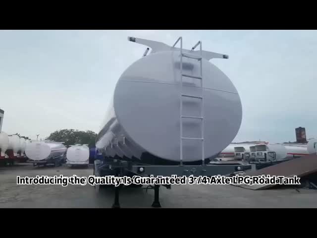 3 Axle Petroleum Tanker Semi Trailer 45000L Fuel Transport truck