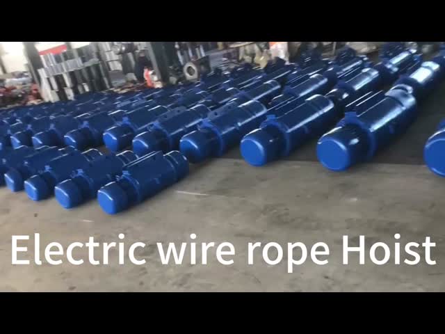 1200kg Lifting Fulcrum Electric Wire Rope Hoist 8m/Min