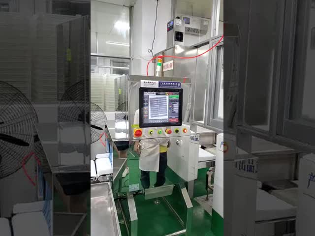 Food Safety X Ray Machine For Poultry Fish Vegetables Contaminant Detection Rejection