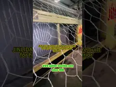 Gabion Machine for Double-Twist Mesh 60×80 & 80×100  — High Efficiency and Stable Operation by Jinlida