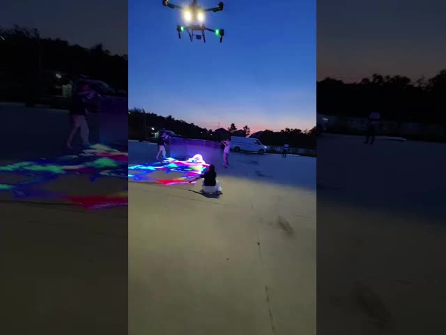 7500cd/sqm Brightness Drone LED Display IP65 Waterproof 100000-hour Lifespan For Festivals Stadiums