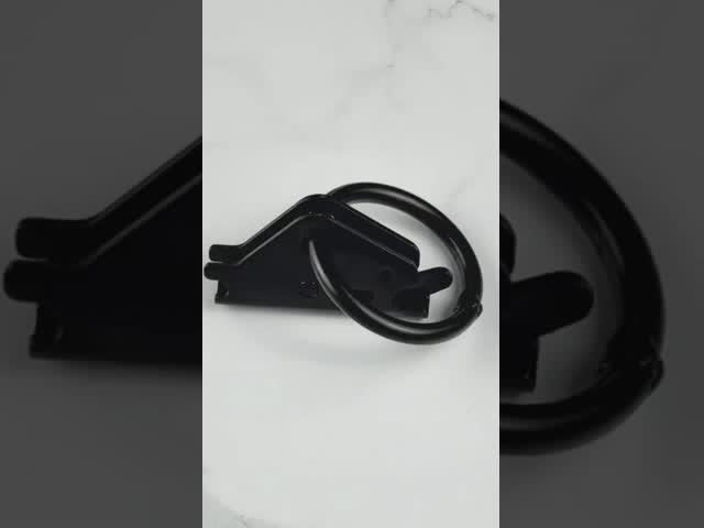 Heavy-Duty Steel O-Ring Tie Down Anchor with 1500 Pounds Load Capacity and 4500 lbs Breaking Strength for E-Track Tie-Down System