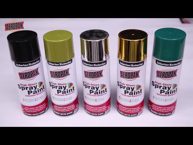 AEROPAK Deep Blue Fast Dry High Spray Rate Aerosol Spray Paint for Cars and Metal