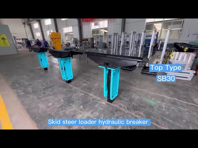 Guchuan SB30/ GCB53V 168Kg Open Type Hydraulic Hammer 53mm Chisel for 2.5-4.5 Ton Skid Steer Loaders