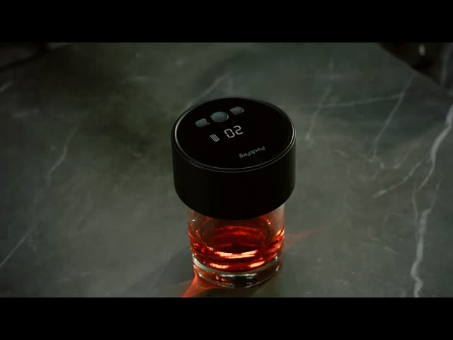 Modern Plastic Smoked Drink Kit Electric Lighter For Whiskey Cocktails