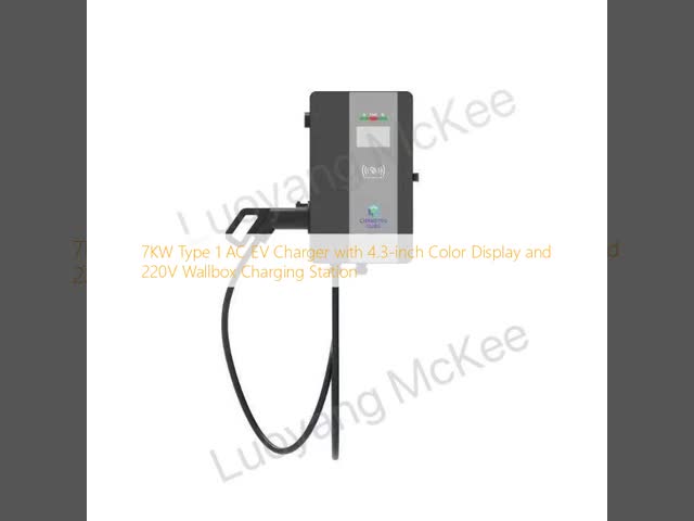 7kW Type 1 Wallbox AC EV Charger 220V Level 2 Home and Commercial Charging Station