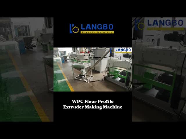 Double Screw Wpc Extrusion Line , Energy Saving PVC Wall Panel Production Line
