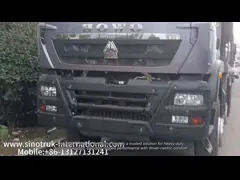 Tipper Truck SINOTRUK HOWO 400HP 12 Wheels LHD 30-40 Tons 20-30CBM ZZ3317V356GB1