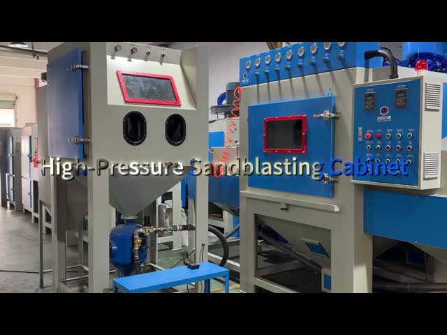 High Pressure Sand Blasting Machine for Stainless Steel Basin Sink Sandblasting