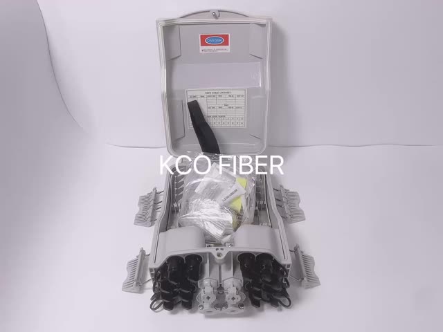 16 Cores Fiber Optic Terminal Box Wall Mountable For FTTH FTTA