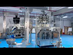 China Fish Steak 10 Head Multihead Weigher Packaging Machine Fish Ball Shrimp chicken Vertical Form Fill Seal Packing Machine supplier