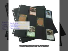 Yugioh 12 Pocket Pages Dustproof Mtg Pocket Trading Card Pages