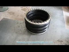 3H630376 Flange Connection Convoluted Air Spring with 30-M10 Bolts Air Suspension