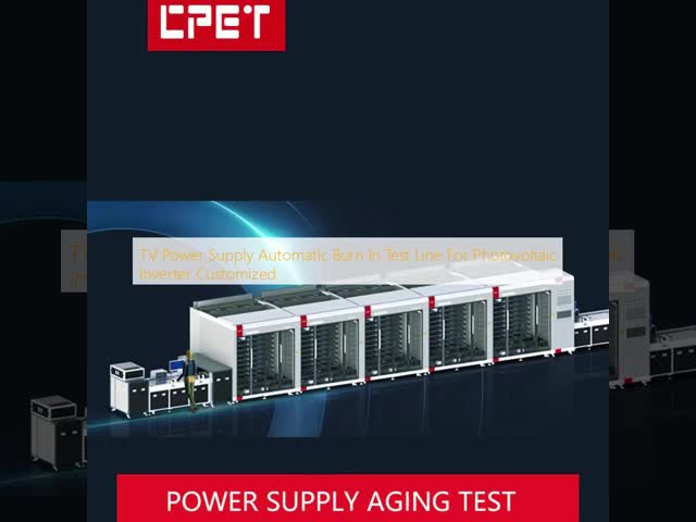 High Capacity Energy Efficient Customizable Automatic Burn-In Test Line for Photovoltaic Inverters and TV Power Supplies