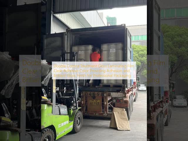 Double Corona Treatment Digital Laminating Film with Clear Adhesive and Waterproof Protection for Professional Packaging