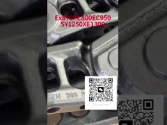 Boulons et écrous de voie de fouille forgée avec HRC52-58 dureté de surface de zinc finition de forgeage des dents video