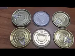 #307 83.3mm Easy Open End Customized Packaging For Canned Food Can lids