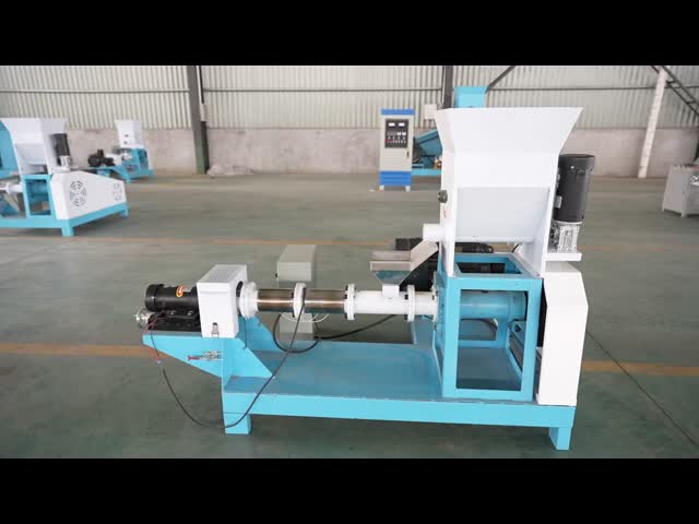 Stainless Steel Fish Feed Pellet Machine with 100-2000 kg/h Capacity and Automatic Feeding