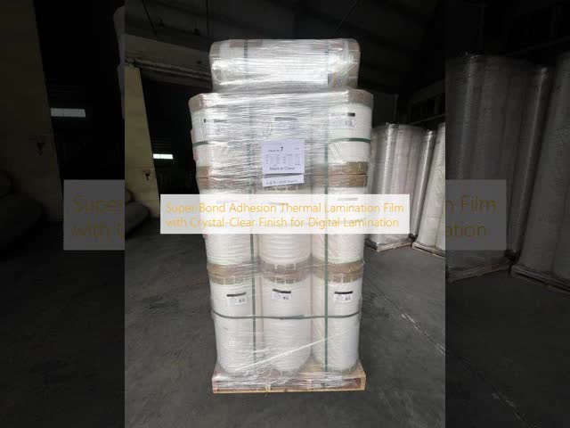 Super-Bond Adhesion Thermal Lamination Film with Crystal-Clear Finish for Digital Lamination