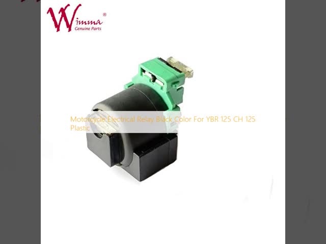 Motorcycle Electrical Relay Black Color For YBR 125 CH 125 Plastic