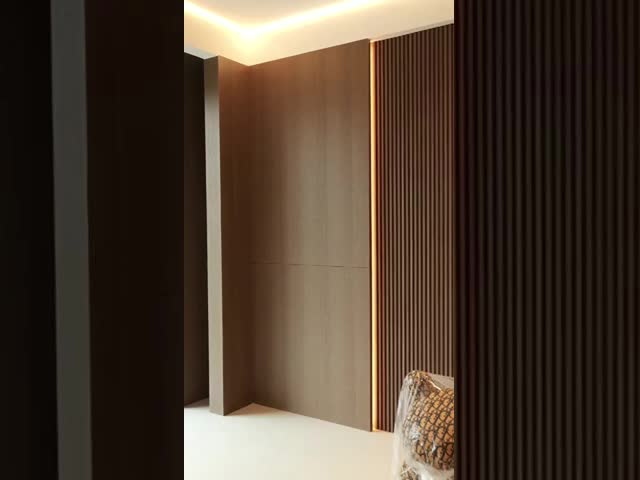 5mm / 8mm Thickness Carbon Crystal Plate Bamboo Charcoal Fiber Wood Veneer Pvc Foam Board For Indoor Wall Decorative