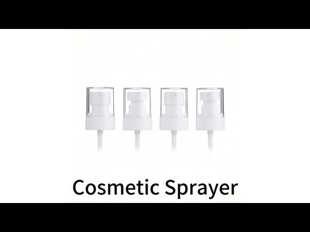 24/410 24/410 36/410 UPG Fine Mist Step Shape AS/PP Cap Double Wall Closure Big Head Make-up Setting Mist Sprayer With Half Cap