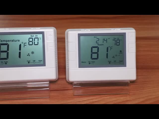 Riseem 2 Heat 2 Cool Wired Temperature Controller With LCD Digital Display 5.00