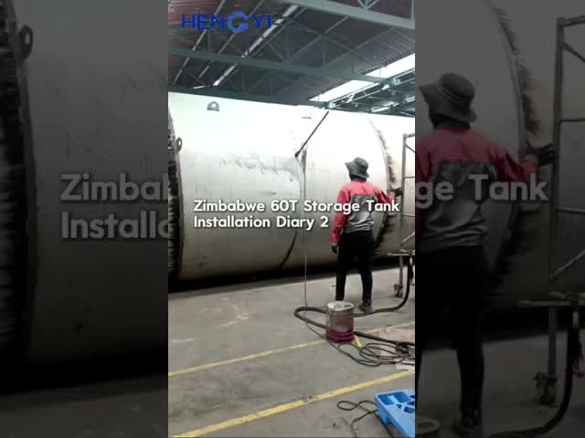 Large Capacity Stainless Steel Horizontal Milk Cooking Oil Water Storage Tank