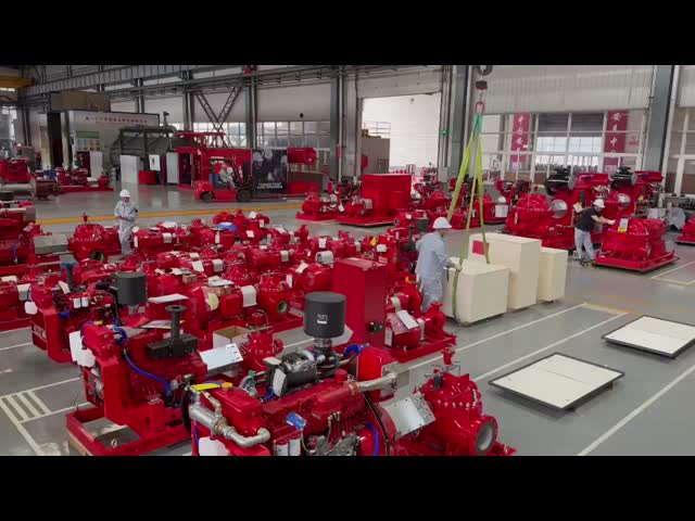 SCF300-250-500 Powerful Diesel Engine Fire Pump With 5000gpm Flow And132-218PSI UL NFPA20 Horizontal Split Case 12x10