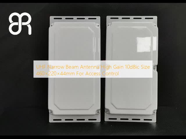 UHF Narrow Beam Antenna High Gain 10dBic Size 460×220×44mm For Access Control