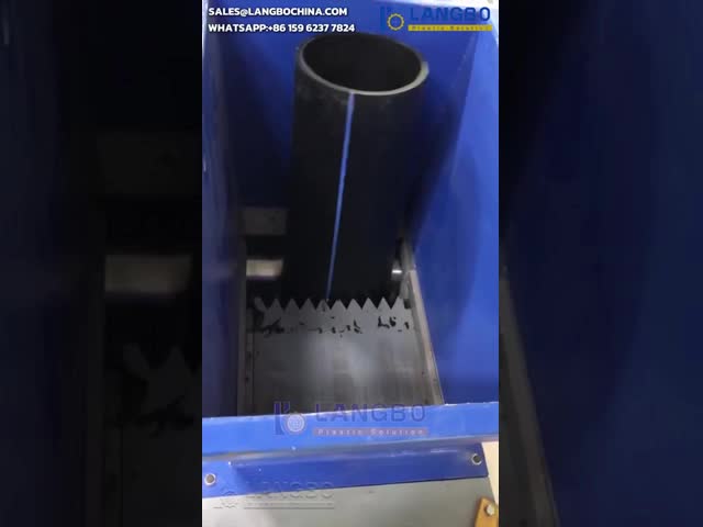 Industrial Single Shaft Waste Scrap Metal Plastic PP / PE / HDPE / LDPE / PVC Pipe Shredder Machine