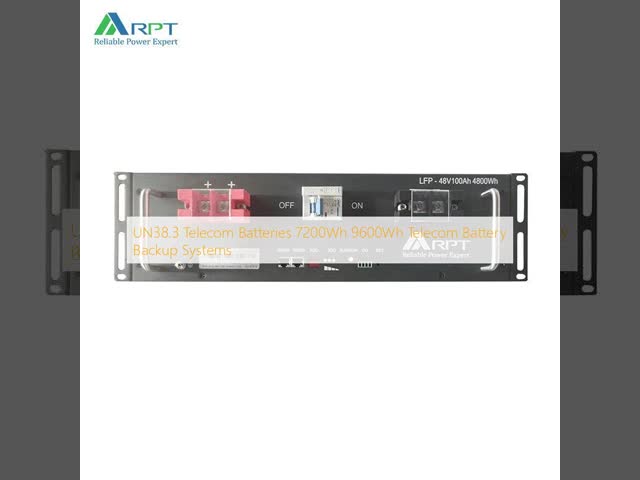 UN38.3 Telecom Batteries 7200Wh 9600Wh Telecom Battery Backup Systems