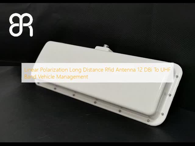 Linear Polarization Long Distance Rfid Antenna 12 DBi To UHF Band Vehicle Management
